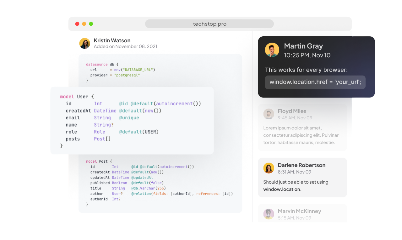 TechStop technology solutions illustration